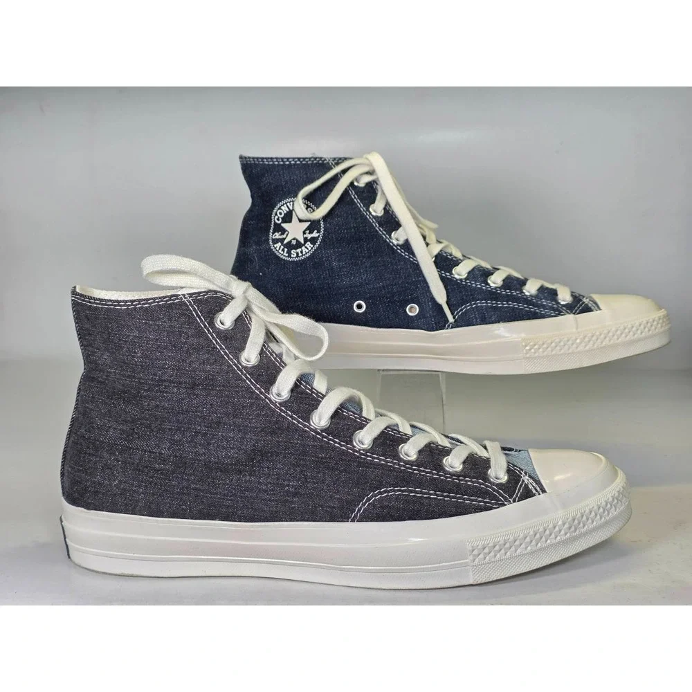 Converse Chuck Taylor All Star 70 Mens Size 11.5 Womens 13.5 Blue Black Sneakers - Picture 11 of 16